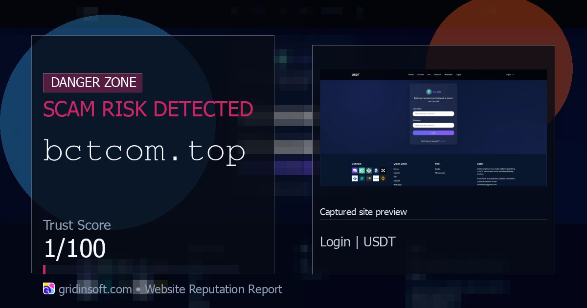 Investigating On-Chain Risk: A Review of the bctcom.top Interface