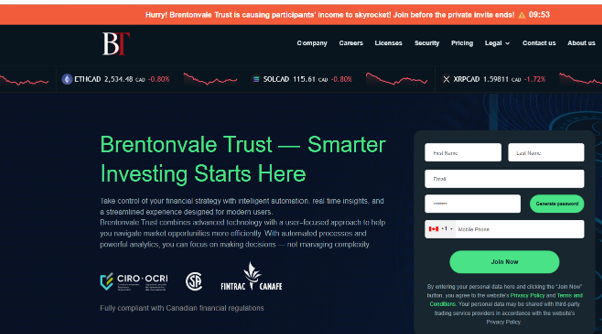 Is Brentonvale Trust a Legit Platform or a Scam? Real Reviews & Warnings