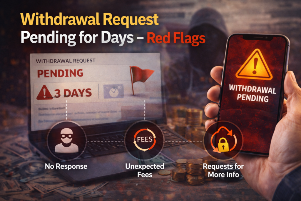 Withdrawal Request Pending for Days – Red Flags (2026)